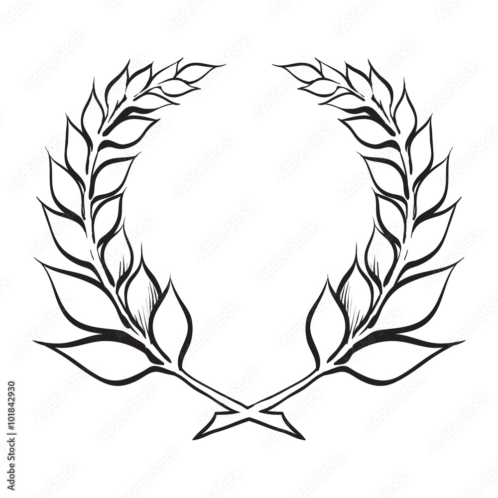 laurel wreath award winner vector laurel wreath award winner vector