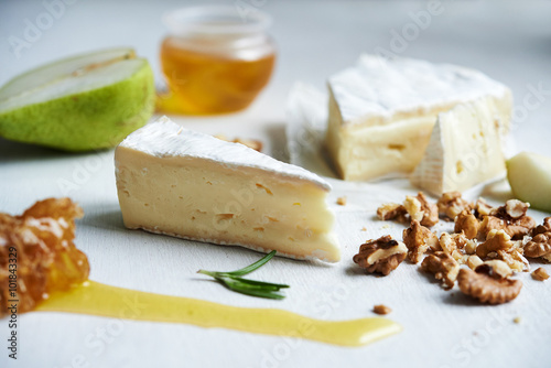 brie and walnuts