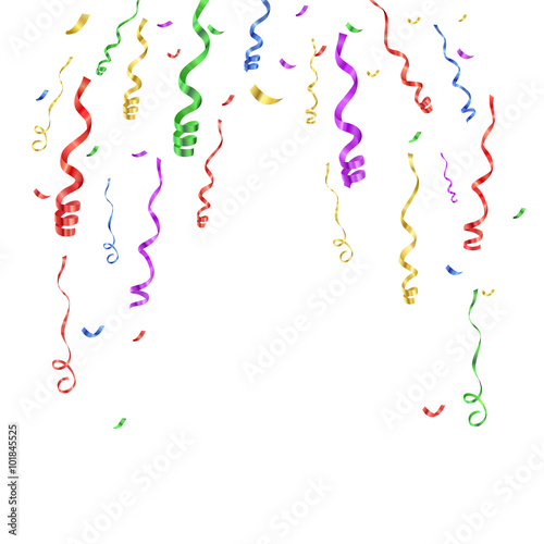 Colorful confetti. Vector