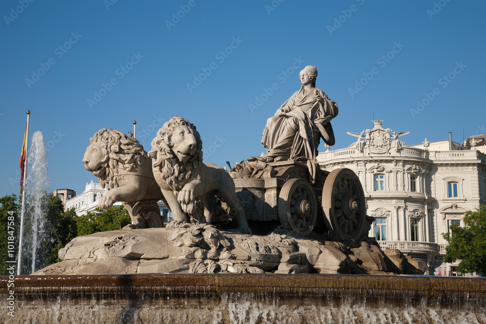 goddess Cibeles sculpture in Madrid