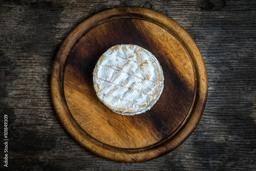 Whole camembert cheese