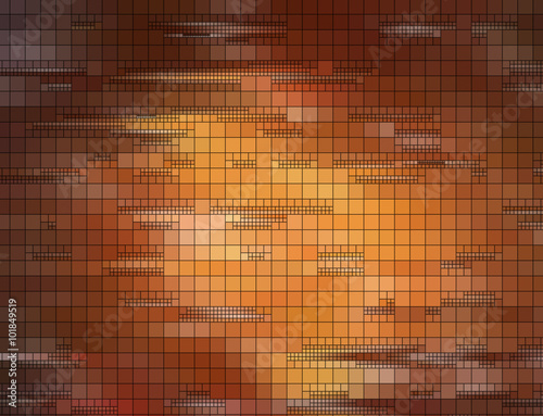 abstract orange background. horizontal lines and strips