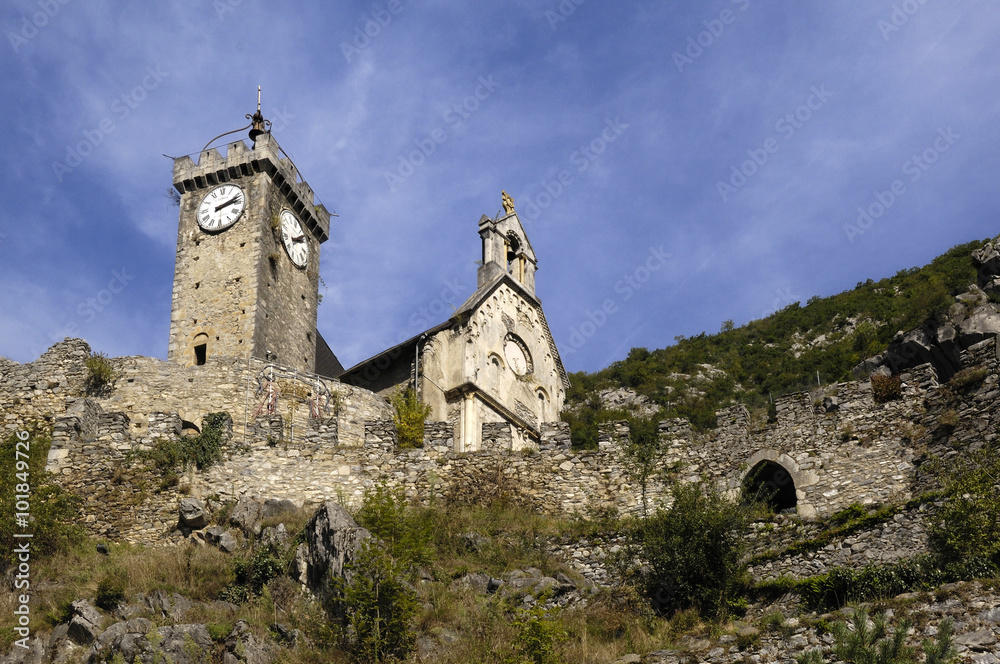 Castle of  Saint Beat, Midi pyrenees, France