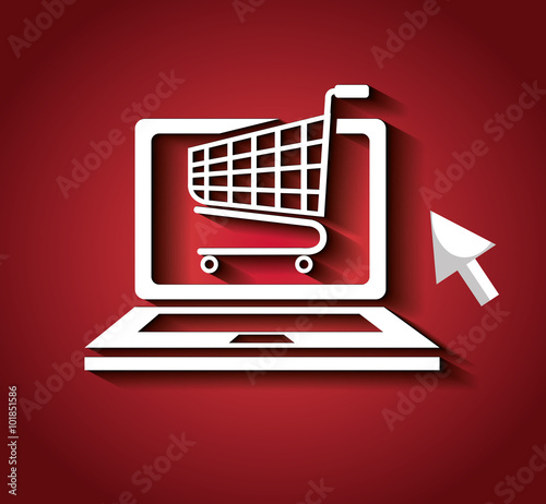 Shopping online and digital marketing 