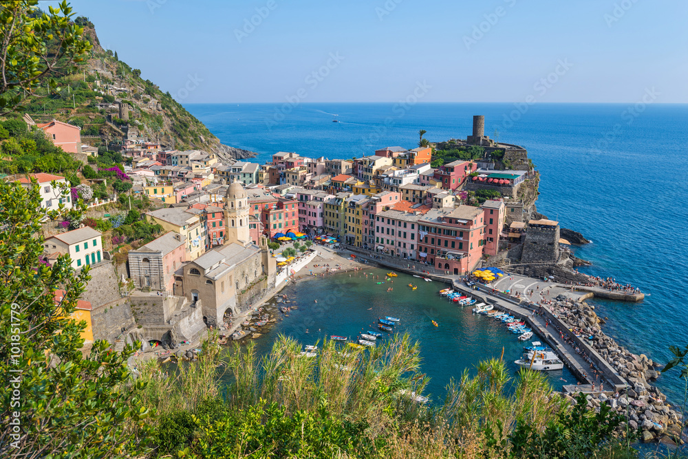 Vernazza village , Cinque Terre , Italy