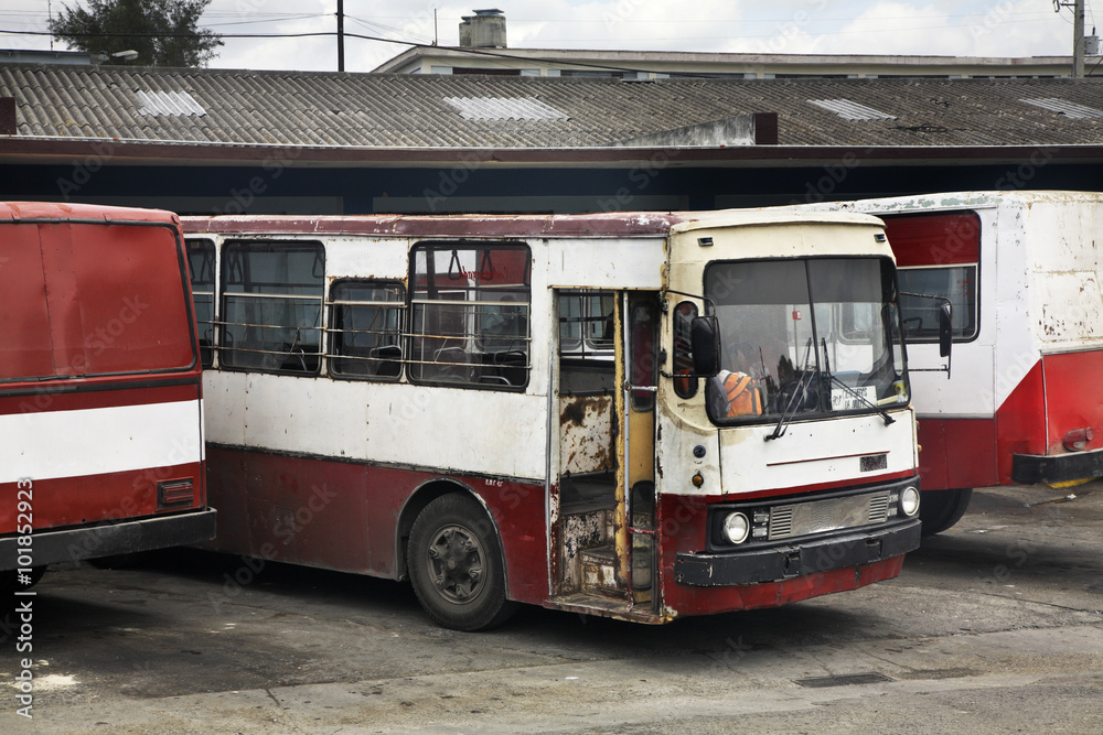 Bus station in Cienfuegos. Cuba