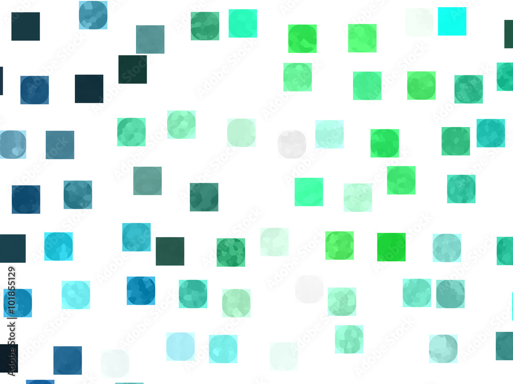 abstract background. blue and green mosaic