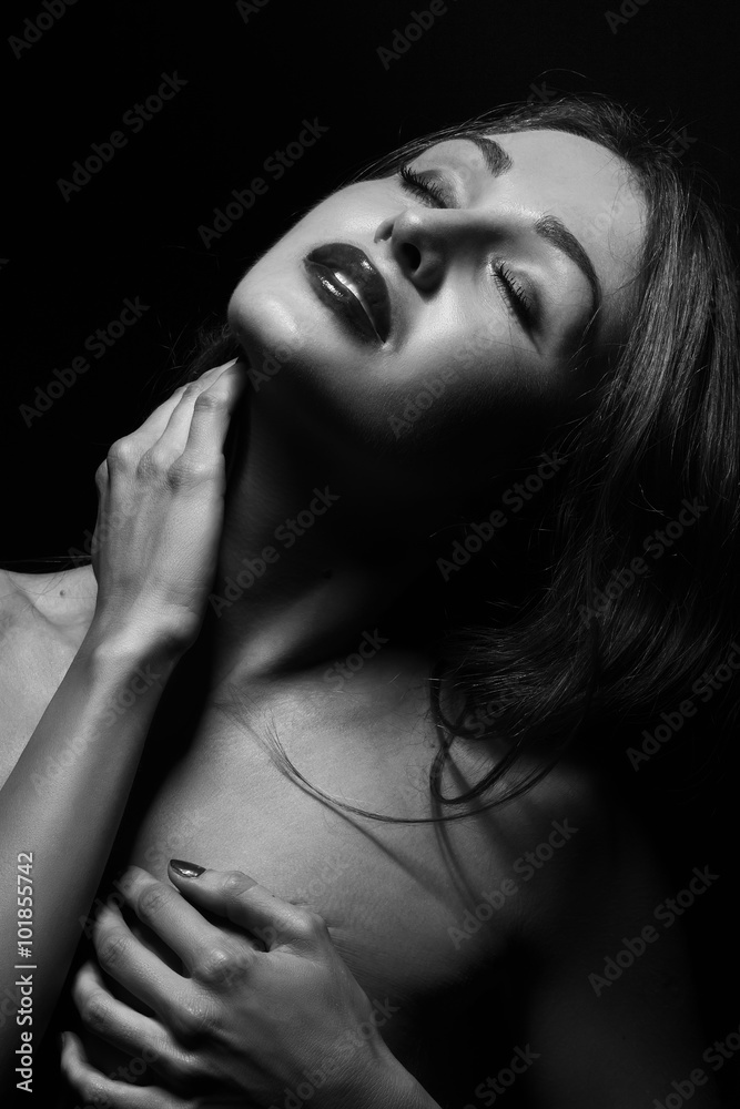 Fototapeta premium sensual aroused woman