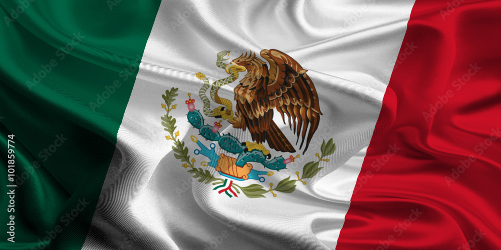 Fototapeta premium Flag of Mexico