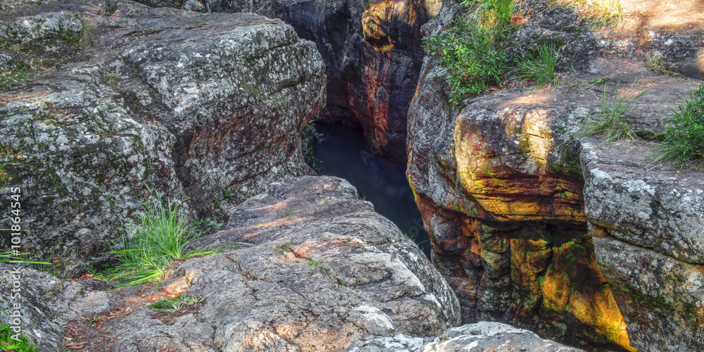 Fototapeta premium Killarney Glen waterfall in Queensland, Australia.