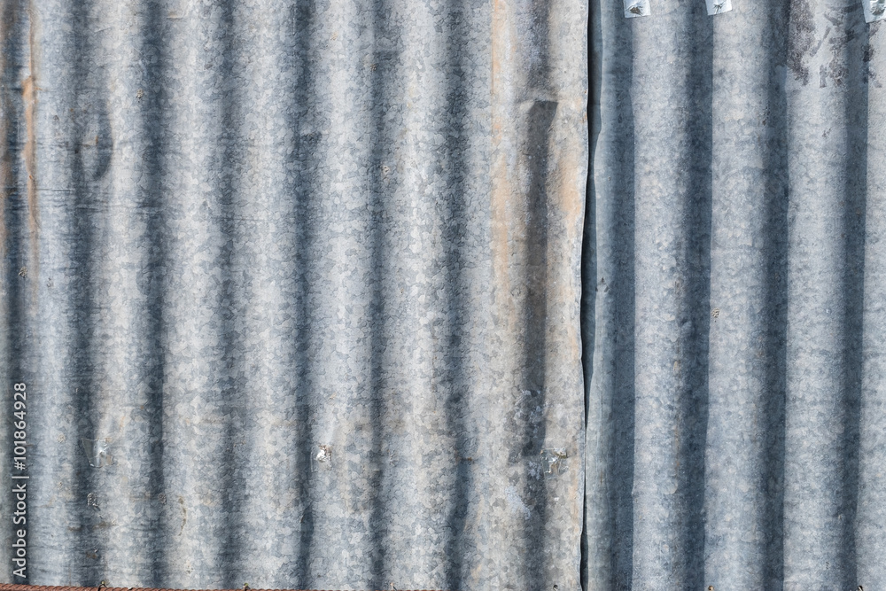Zinc old wall in Thailand Zinc old wall in Thailand
