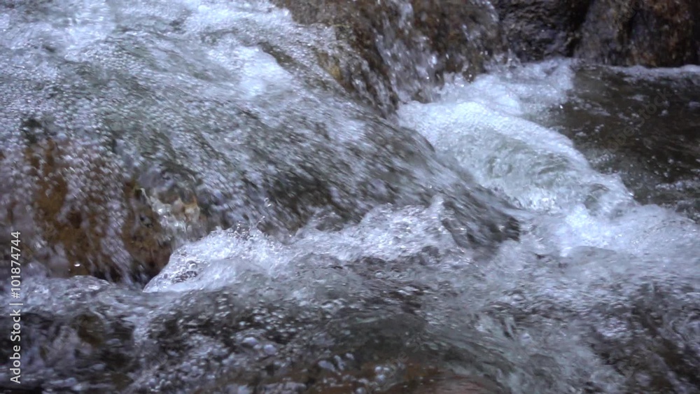 Close up view of ripple of water, the most powerful water, Slow motion, shot at 250 fps. Close up view of ripple of water, the most powerful water, Slow motion, shot at 250 fps.