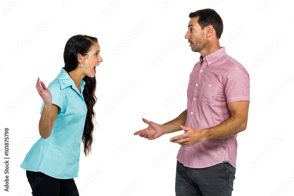 Couple arguing Couple arguing
