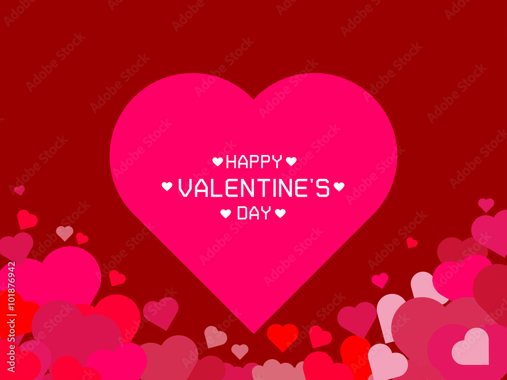 Vector Illustration of a Valentines Day background Vector Illustration of a Valentines Day background