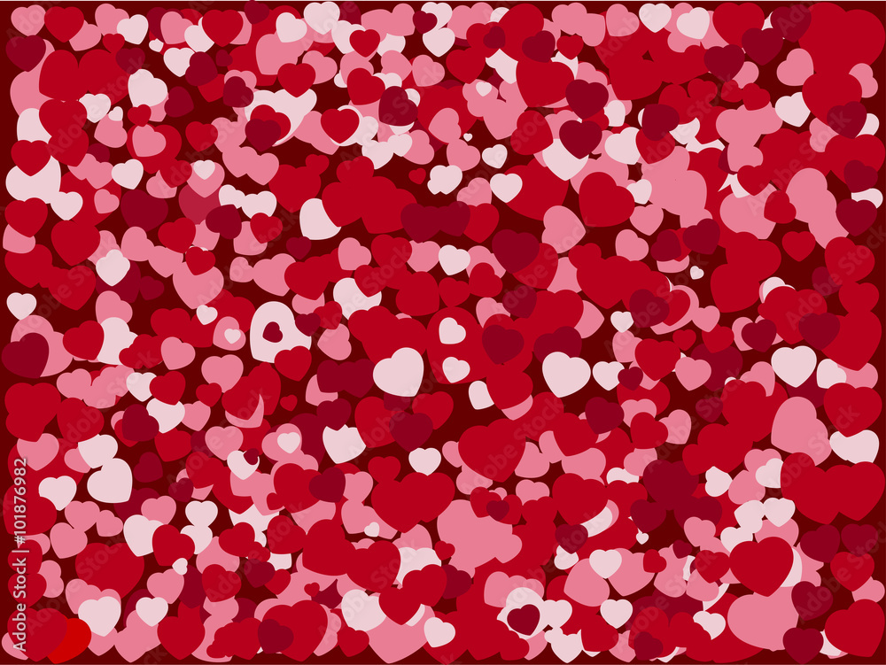 Vector Illustration of a Valentines Day background