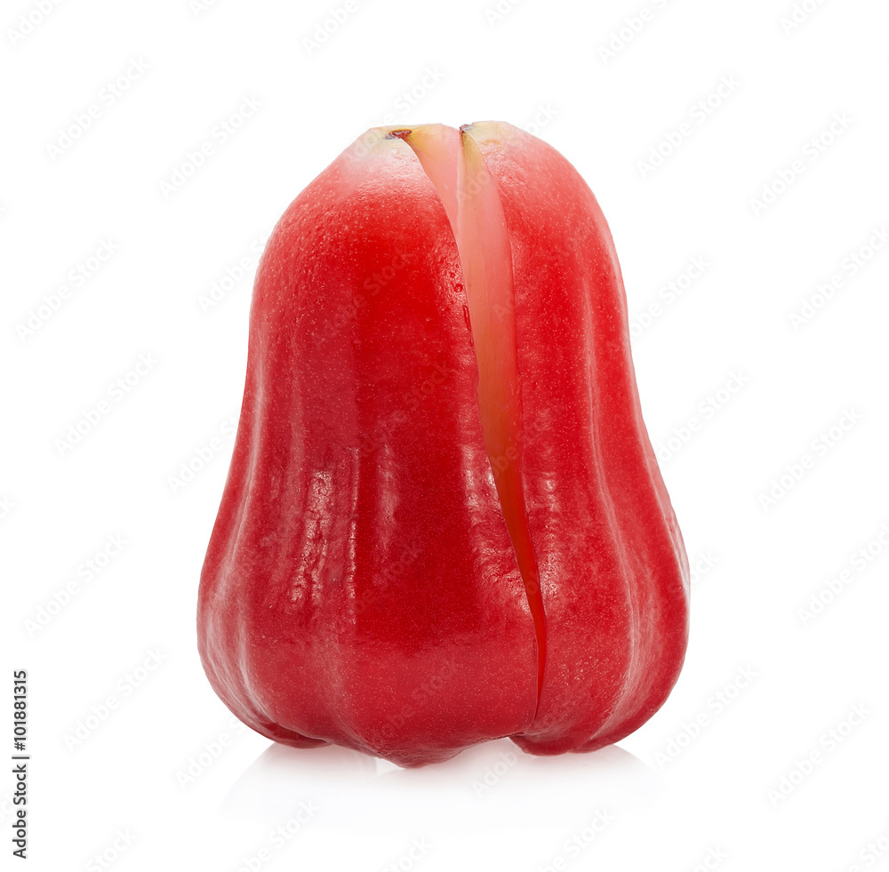 Rose apple isolated on the white background