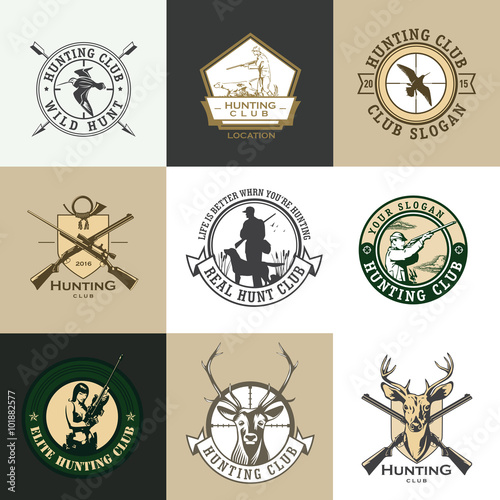Hunting Logo Set