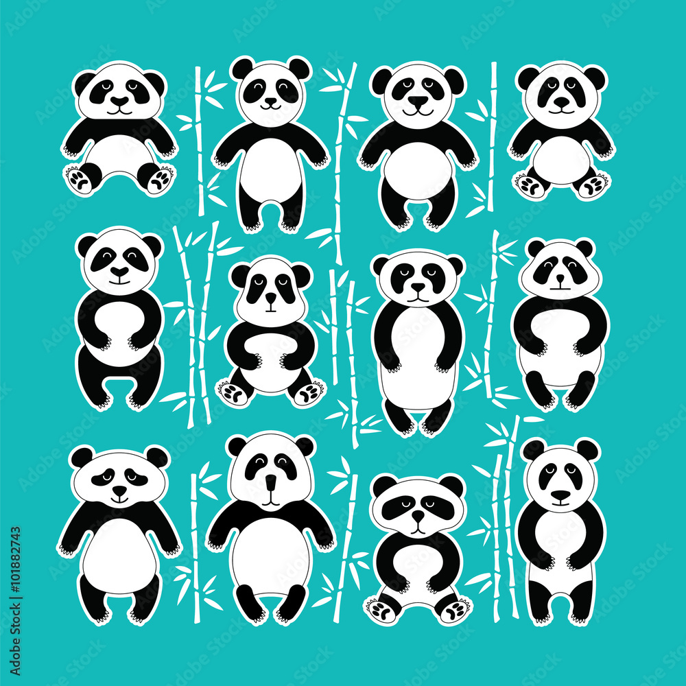 Panda set 3 Panda set 3