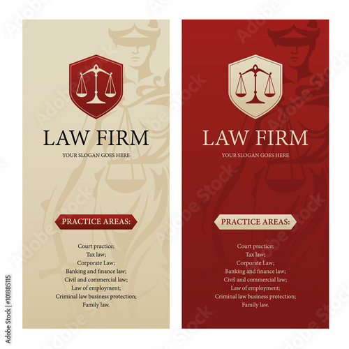 Law office, firm or company vertical banners