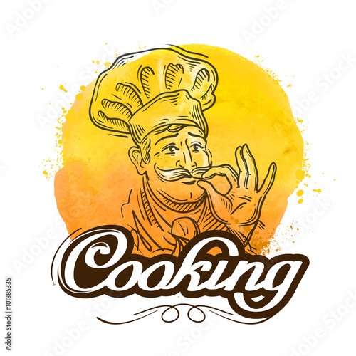restaurant vector logo design template. cooking, chef or menu icon