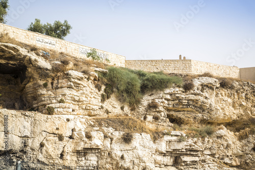 Golghota known as Garden Tomb, Jerusalem, Israel
