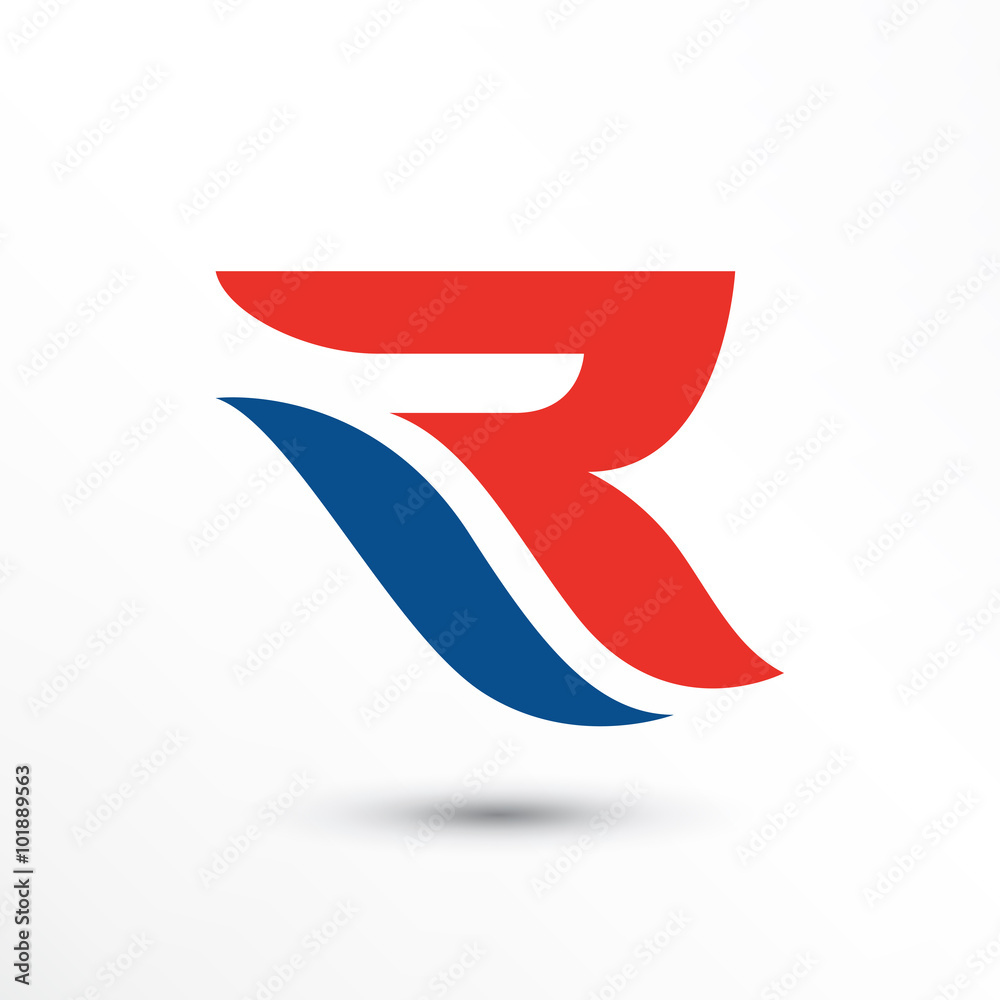 Obraz premium Letter R Logo