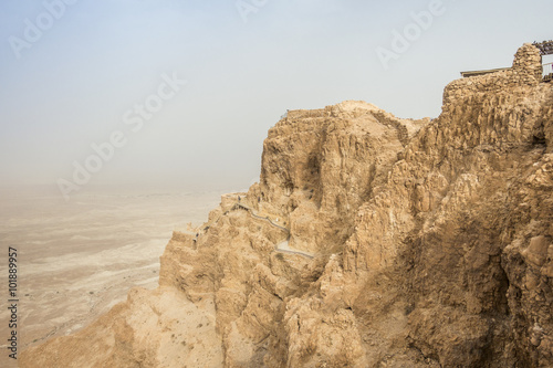 Masada National Park - ruins of famous Israeli fortress