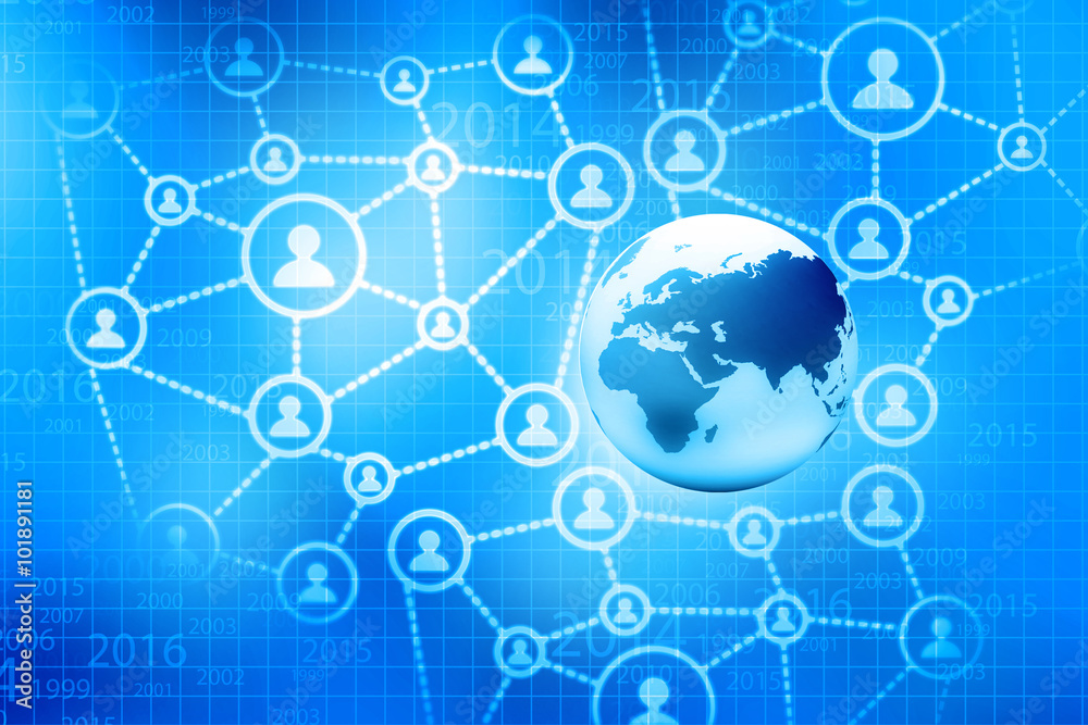 Global business network concept. Global business network concept.
