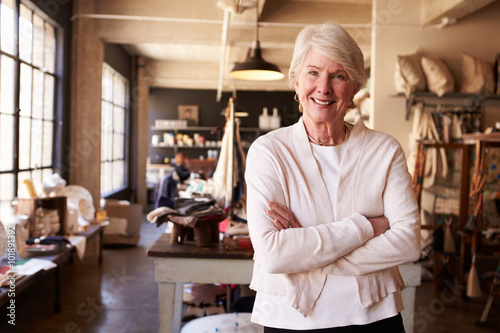 Portrait Of Senior Female Owner Of Gift Store