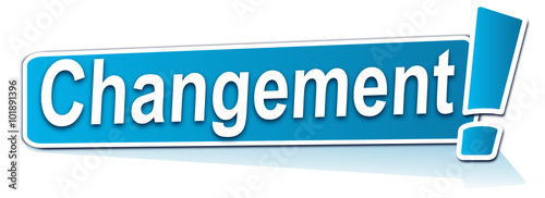 changement sur étiquette bleue