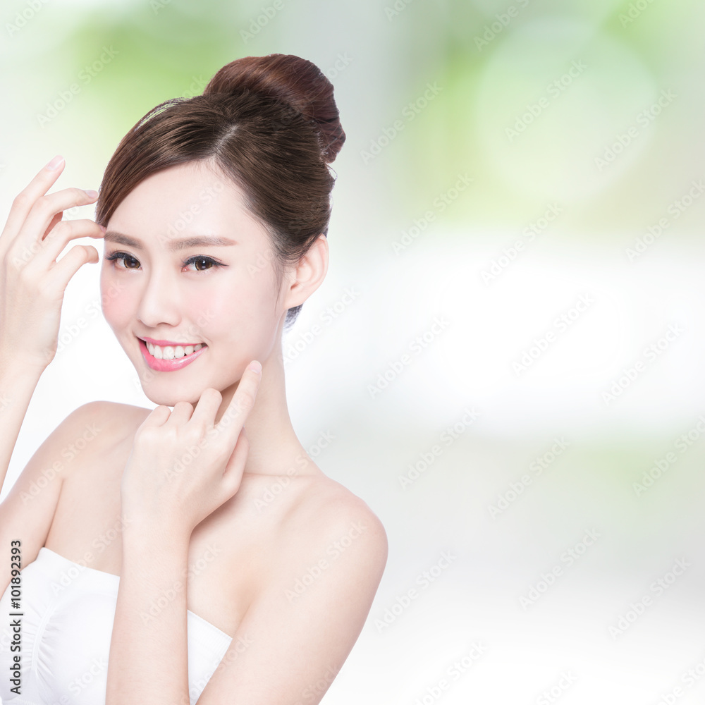 beautiful Skin care woman Face beautiful Skin care woman Face
