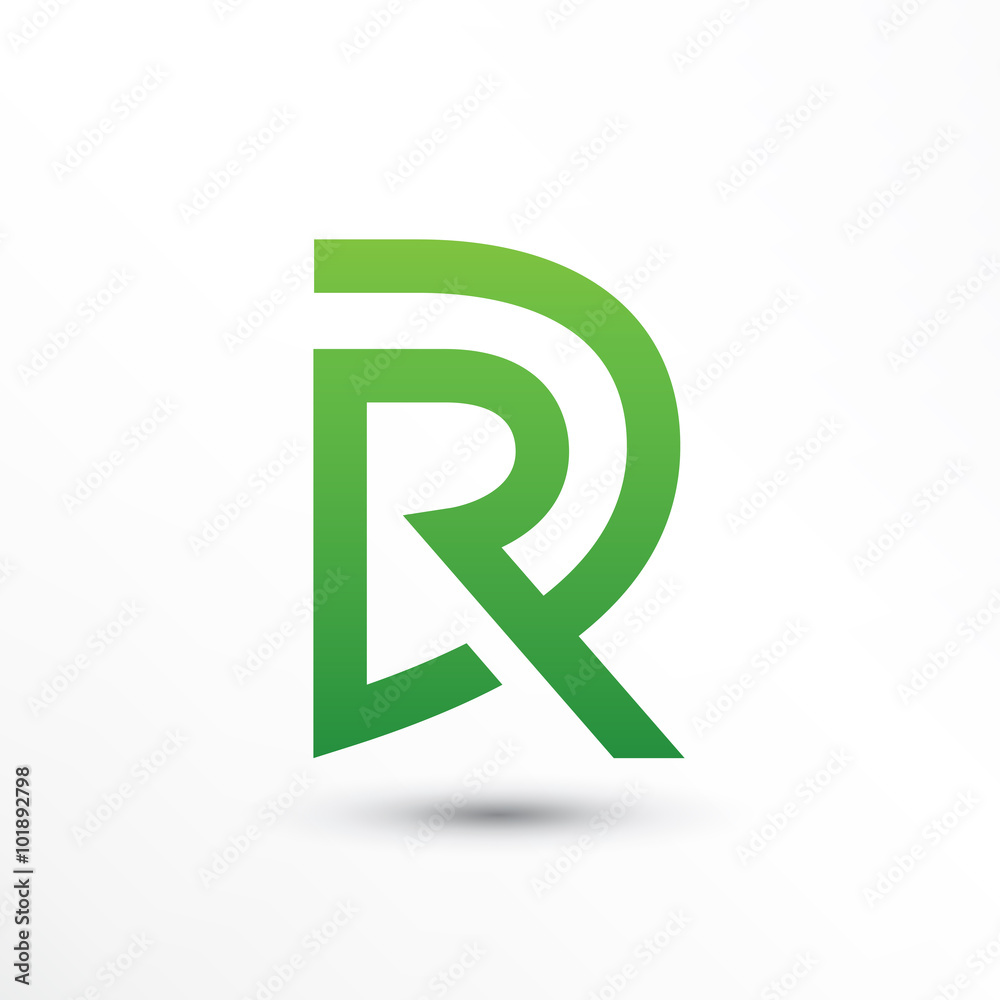 R D Letter Logo R D Letter Logo