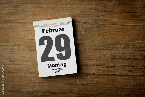 29 Februar / Schalttag / Jahr