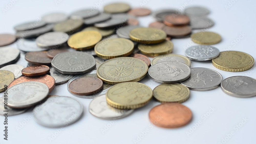 Coins of the different countries of the world. Coins of the different countries of the world.