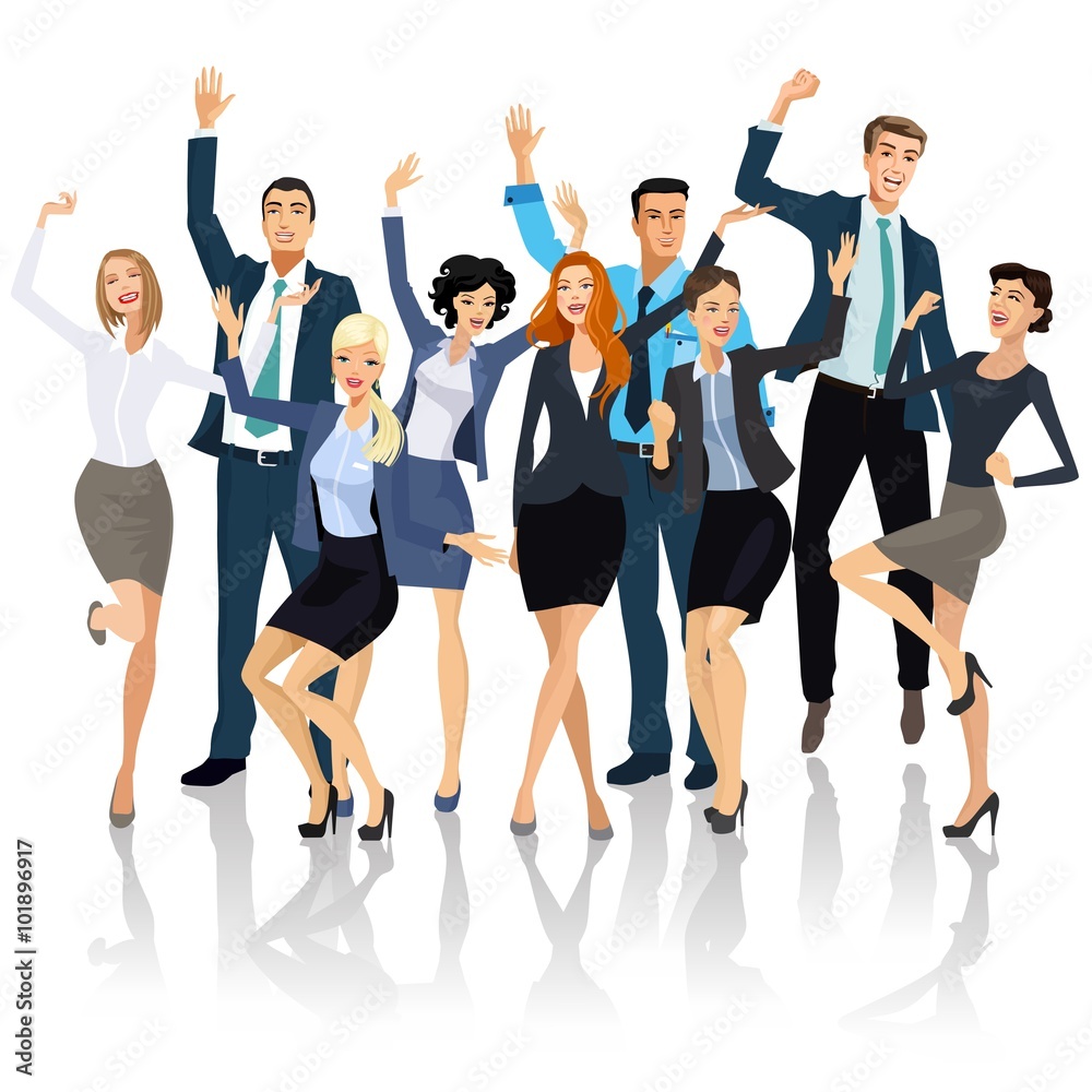 Fotografie successful business people