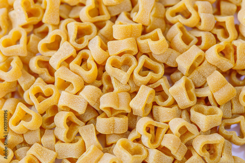 Heart shaped pasta