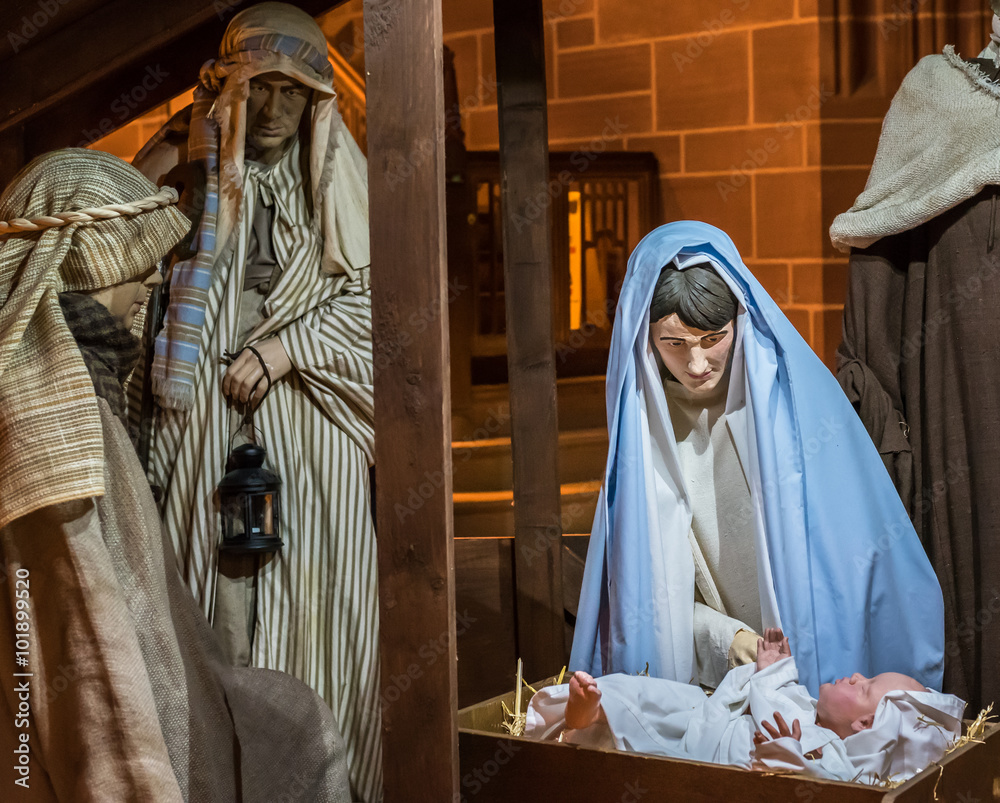 Church Nativity - obrazy, fototapety, plakaty 