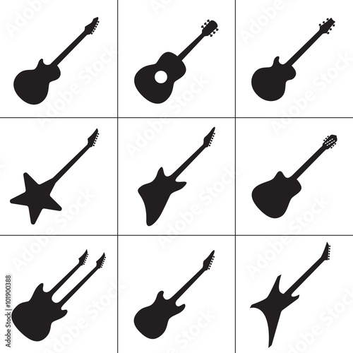 guitar icons photo