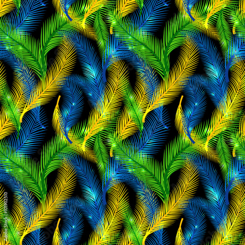 Seamless pattern. Carnival background on the black.