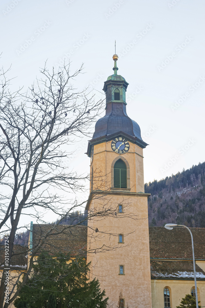 Belfry of the Cathedral of the Assumption in Chur