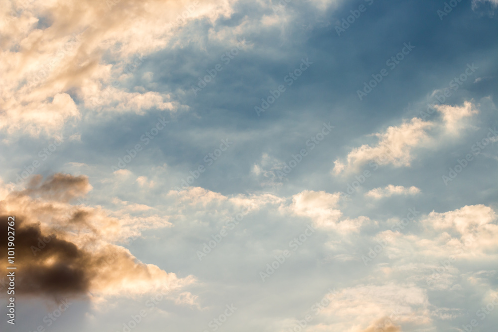 colorful dramatic sky with cloud at sunset colorful dramatic sky with cloud at sunset