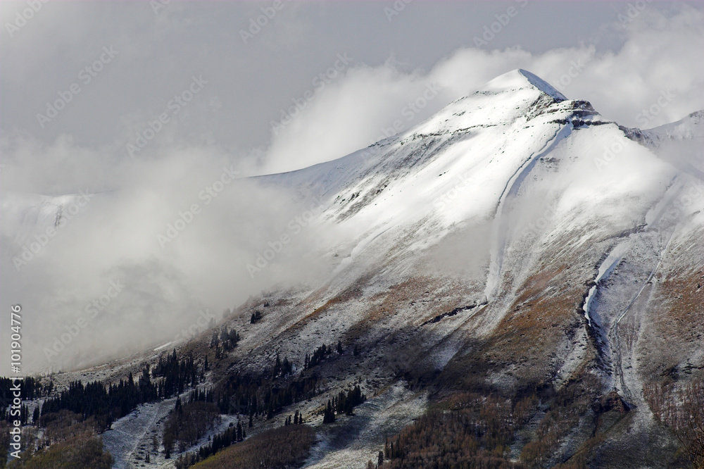 Mountain peak Mountain peak