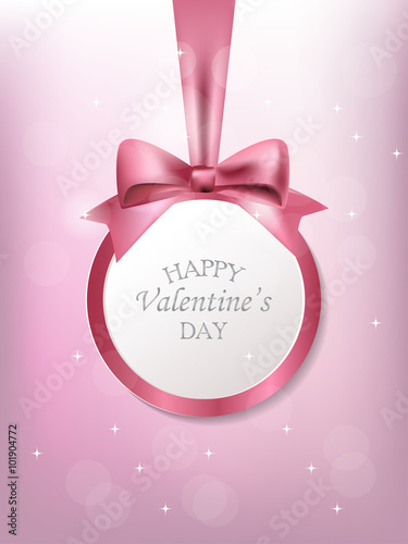 gift voucher, pink valentin...