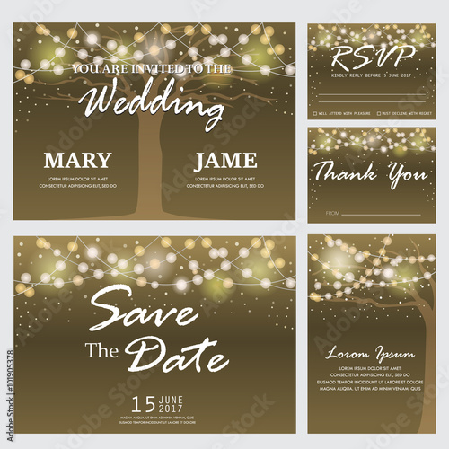 modern wedding invitation card
