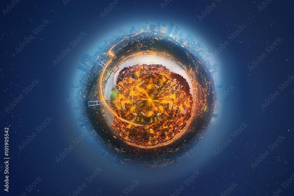 Φωτογραφία Miniature Earth Planet with all important buildings and attractions of Istanbul
