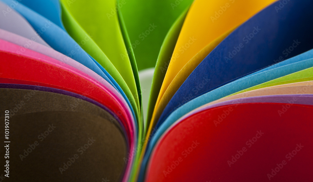 Naklejka premium abstraction from the coloured paper
