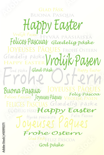 tag cloud Ostern