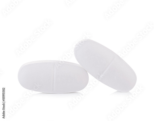 pill on white background