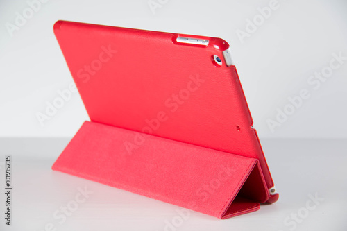 Ipad home screen with SmartCover case