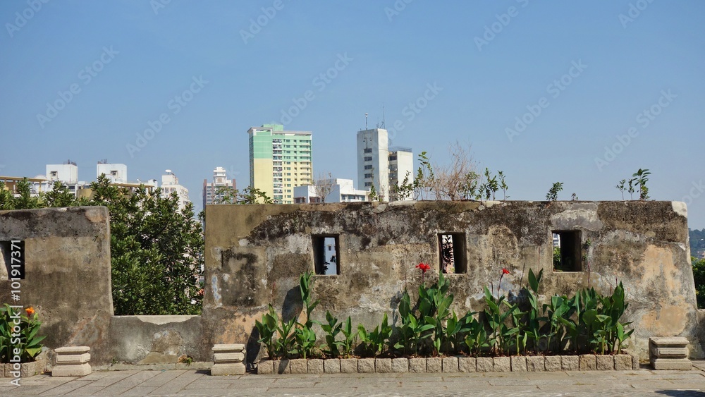 The Fortaleza Do Monte (Mount Fortress) at the heart of the UNESCO historic center of Macao